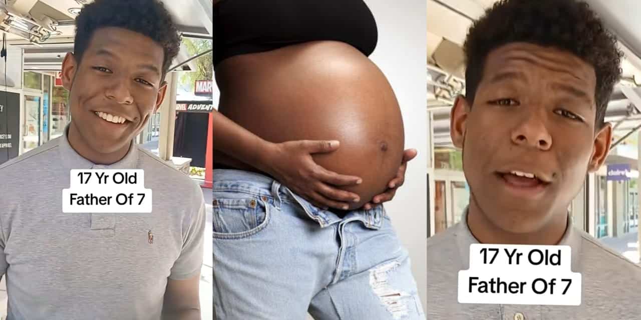 17-year-old boy reveals he has 7 kids and 7 baby mamas