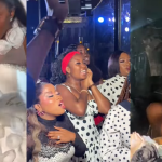 "I couldn’t have endǝd it without this" – Moment fashion designer, Prudent Gabriel's bridal shower turned into a worship session (VIDEO)