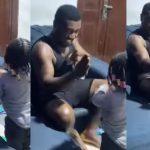 Nigerian father teaches his daughter self-defense after returning home with injùry (WATCH)
