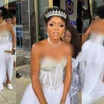 "Her wedding, her choice" – Nigerian bride strives for perfection as she creates her wedding content (WATCH)