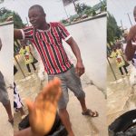 "Let it gooo" – Man r@ges as lady received ₦10,000 for transportation without visiting (WATCH)