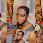"I pictured him attending your school’s PTA meeting like this" – Ghanaian man goes overboard with hair dye to hide his gray hair (WATCH)