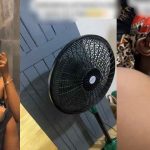 Lady left in st!ches as standing fan imitates ambulance sound (WATCH)