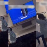 "Happy midterm break" – Parents Sh0cked As Children's Play Shattered TV Screen (VIDEO)