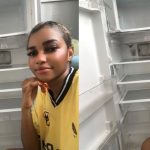 "she want bill am to stock the fridge" – Lady Gets Bl0cked After Sending Picture of Herself Posing With A Empty Fridge To Talking Stage Partner (WATCH)