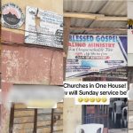 Five churches operating side by side in a house sparks buzz online (VIDEO)