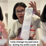 "I only use one pad throughout my menstrual cycle" – Lady shares (WATCH)