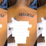 "If Isuzu won't appreciate him he will change to Suzuki" – Man Changes Tatt00 Of His Ex-Grifriend's Name Following Their Break-Up (VIDEO)