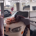 Lady Unable TO Contain Her Excitement After Seeing The Surprise Birthday Gift Her Boyfriend Got Her (VIDEO)
