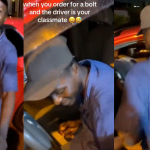 Man Stúnned To Find Former Classmate Driving The Taxi He Ordered (WATCH)