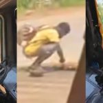 Man eats roadside sacrifice amid economic crisis