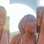 "You have luck it wasn't your lips" – Lady caught off guard by stranger's kiss on the cheek (VIDEO)