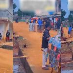 "he rolled his cross by him self" – Man seizes 'expensive' business kiosk from girlfriend over inf!delity in Igbesa (WATCH)