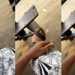 Nigerian woman challenges a group of men, refuses to change leg crossing habit (WATCH)