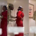 "She’s shocked she’s not surprise" – Nigerian man in US Army Surprises His Fiancée on Her Birthday Photoshoot (VIDEO)