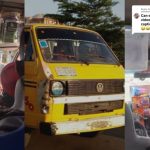 Driver shocks internet by operating grocery store and POS inside passenger bus