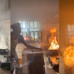 "Chef run leave kitchen" – Man almost sets house ablazɘ after attempting online cooking recipe (WATCH)