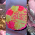 Lady becomes a vict!m of 'what I ordered vs what I got' after vendor delivers ₦20,000 stone-like cake (VIDEO)