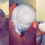 "Why you no get microwave chief" – Nigerian man calls out girlfriend for freezing fufu wraps (VIDEO)