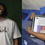 Nigerian lady takes birthday wish to the next level, creates picture frame of Davido's birthday shoutout (IMAGES)