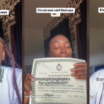 Corper Proves Pastor Who Said She Won't Go To School Wr0ng, As She Bags A Degree And Finishes Her Mandatory Service (VIDEO)