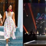 Cute moment Juma Jux gives shout-out to girlfriend, Priscilla Ojo as he bags award