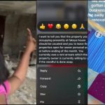 Lady cries out as she's given eviction notice after using her cash to renovate shop