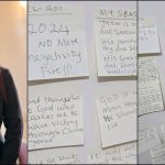 Lady heartbroken as she visits late sister's home to see her prayer points on the wall