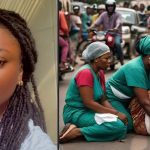 Lady reveals how a pregnant woman unaware it was time gave birth in Oshodi
