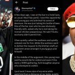 Man shares bar encounter with fan ready to die for Wizkid, kill anyone in 30BG who disrespects him