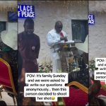 Moment lady reports 'a brother' in church for ignoring all her 'green lights'