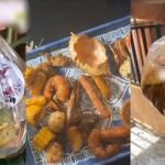 "nobody should patronize this brand if not your money go waste" – Nigerian lady calls out food vendor for p00r quality after paying ₦35,000 for seafood boil (VIDEO)