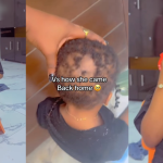 Toodler returns home bald after attending her school's Christmas Carol (WATCH)
