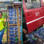 Nigerian youths and students construct restroom for secondary school using 5,000 plastic bottles