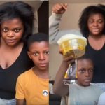 Lady calls out her siblings’ school for serving them akpu and egusi soup at their end of year party (VIDEO)