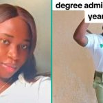 After Her NYSC Programme, Lady Gets Admitted to Read Law, Says it's Never Too Late to Start All over