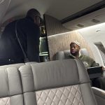 CAF Player of the Year Award Nominee Spotted Inside Private Jet Ahead of Ceremony