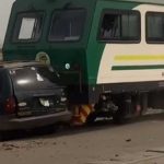 JUST IN: Train Collides With Rice-Laden Car in Lagos, Video, Other Details Emerge