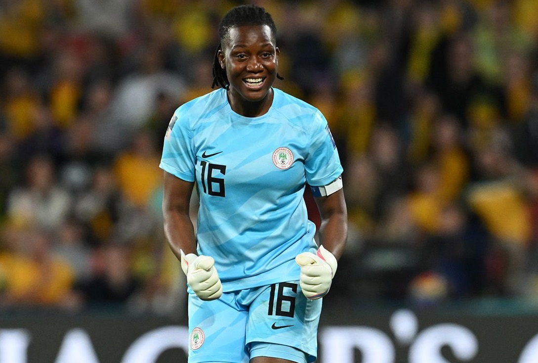 Super Falcons’ Goalkeeper Nnadozie On Course To Retain CAF Award