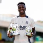 Vinícius Jr ya lashe babbar kyauta a kwallon kafa bayan rashin nasara a Ballon d’Or