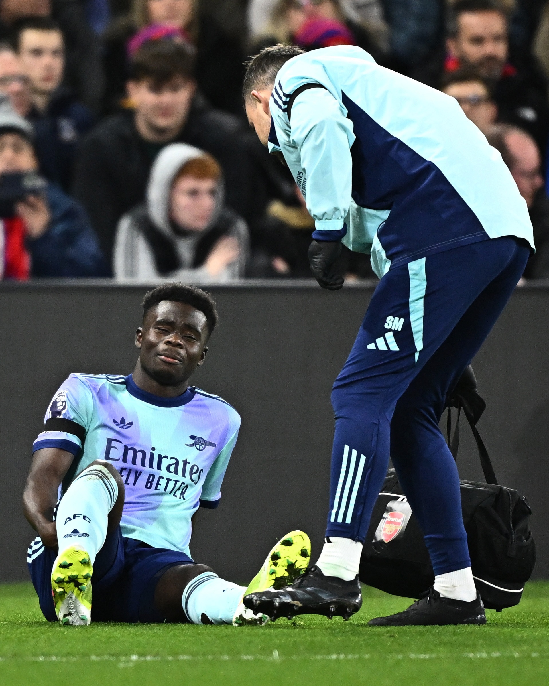 Saka Set To Be Sidelined For Weeks With Hamstring Injury