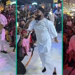 Davido Performs at Burial Ceremony in Anambra, Cubana Chiefpriest Spotted As Dollars Rain in Video