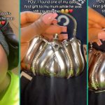 Lady Showcases Beautiful Bag Her Father Gave Her Mother as First Gift During Courtship 25 years ago