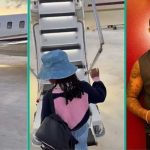 Man Knocks Davido for Allowing Daughter Hailey Enter Private Jet: "Stop Exposing Children to Luxury"