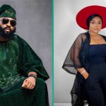 Old Video of VJ Adams Pranking Bimbo Ademoye Goes Viral: "She for Break Bottle on His Head"