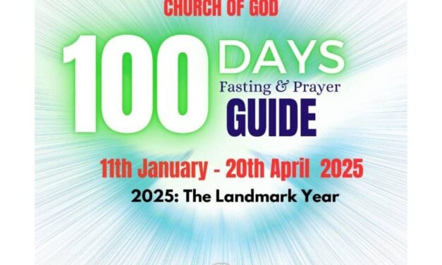 RCCG 100 Days Fasting And Prayer Guide 24 January 2025