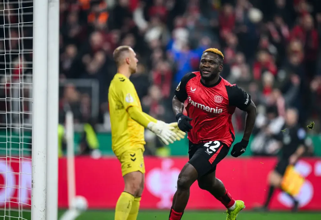 German Cup: Boniface Scores Again As Leverkusen Defeat Koln, Qualify For Semi-finals